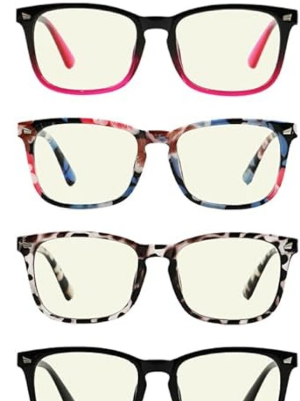 Blue Light Blocking Reading Glasses Spring Hinges +2.5 NEW